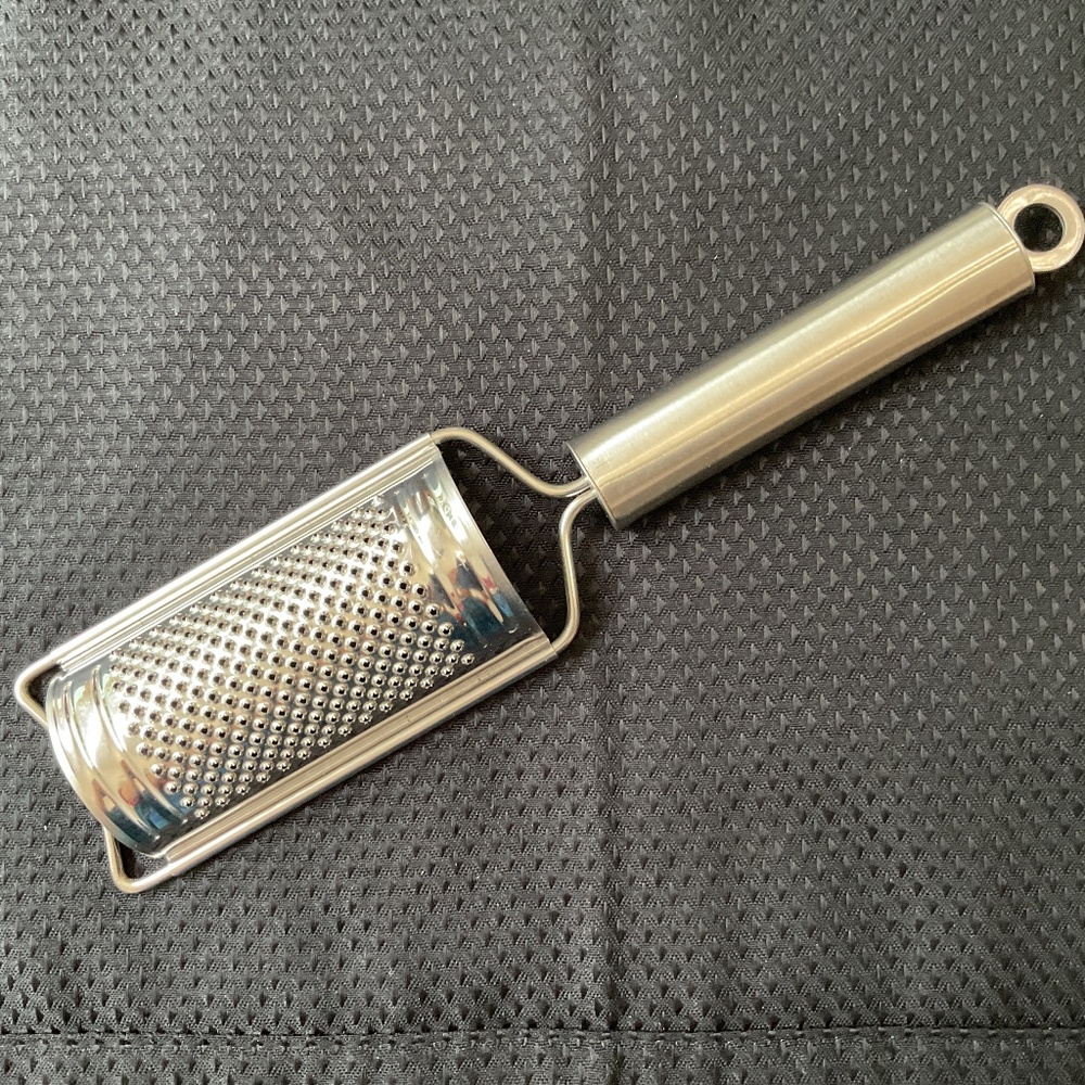 Fine-Toothed 10” Hand Grater/Zester-Curved Stainless Steel